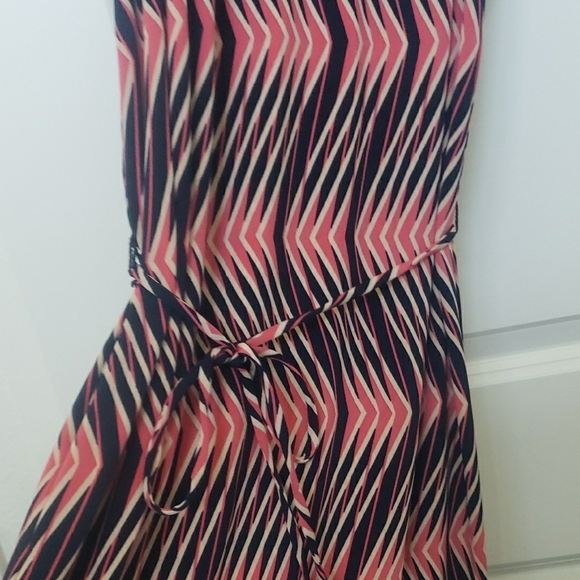 Banana Republic Pink and Black Halter Maxi Dress - Picture 4 of 7